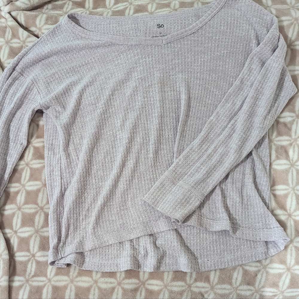 Think oversized long sleeve